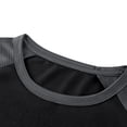 thumbnail image 6 of QSXADF Long Sleeve Workout Shirts for Men Athletic Tees Color Blocking Long Sleeve Crew Neck T Shirt For Basketball Training Running Fitness Men's Fall Winter Tops, 6 of 6