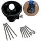 thumbnail image 2 of HSS Cutting Guide Multi Tool Rotary Attachment Kit Drill Bit Dremel Rotary Multi Cutting Tool Cutting Guide Controlled Cutting Kit - 11 Set, 2 of 5