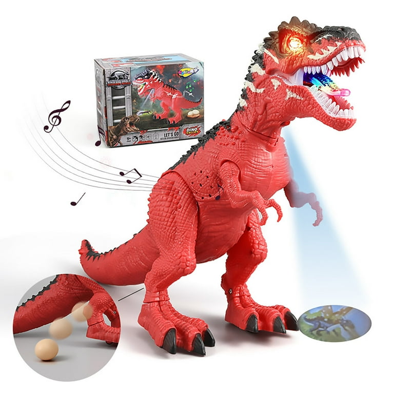 Baby Toys Electric Walking Dinosaur Toy for Toddlers Kids 3 4 5 6 Years Robot Dino With Sounds Projection Laying Egg Dinosaur Gift for Boys And Girls
