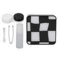 thumbnail image 3 of Color Contact Lens Box, Portable Simple Black White Beautiful Mini Gifts Contact Lens Case  for Office for Travel, 3 of 8