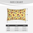 thumbnail image 4 of Zufioo Pineapples Sharks In Hawaiian Print Double-sided Plush Pillow Cover,Decorative Pillow Protector without Pillow Core, Suitable for Sofa, Bedroom, Car-14"x20", 4 of 6