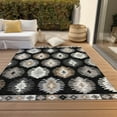 thumbnail image 6 of Addison Rugs Chantille Indoor/Outdoor Transitional Southwest Black Washable Rectangle Rug, 8' x 10', 6 of 6