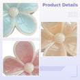 thumbnail image 3 of 12 Pcs Hair Clips, Candy Colored Claw Clips for Women, Trendy Beach Essentials, Floral Design, Ideal Teen Girl Gifts in Summer, Stylish and Long-lasting Hair Accessories, 3 of 5
