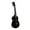 Black, variant on 23inch Ukulele Guitar Toy Skill Improving Early Educational Developmental String White