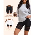 thumbnail image 5 of INNERSY Womens Lace Slip Shorts Smooth Anti Chafing Boyshorts Under Dresses Underwear(L,Black), 5 of 9