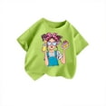 thumbnail image 2 of Hienoo Big Girls Graphic T-Shirt Cartoon Short Sleeve Cotton T Shirt, Sizes 3-14, 2 of 4