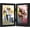 Black, variant on Hinged 8x10 Picture Frame with Shatter-Resistant Glass - Double Picture Frames with Engineered Wood - Signature Collection - Photo Frame for Tabletop Display - Black