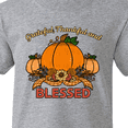 thumbnail image 4 of Inktastic Thankful Grateful and Blessed Pumpkins and Sunflower Youth T-Shirt, 4 of 5