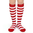 thumbnail image 5 of Loritta 4 Pairs Womens Knee High Socks, Casual Solid Knit Knee Thigh High Stockings, Multicolor, 5 of 6