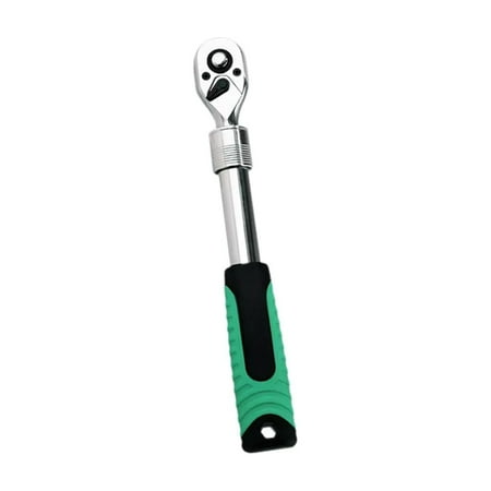 Ratchet Wrench 72 Teeth Retractable Wrench Quick Release Design High Hardness for Workshops DIY Enthusiasts Mechanics