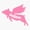 1pcs, variant on FLYING PIG BELIEVE Sticker