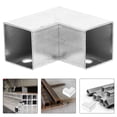 thumbnail image 1 of Raindrops Zinc Alloy Pipe Connector Structural Pipe Connector Silver Three-way Connection 1Pcs, 1 of 6
