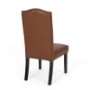 thumbnail image 7 of Noble House Motson Contemporary Upholstered Dining Chairs, Set of 2,Cognac Brown, 7 of 7