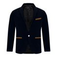 thumbnail image 7 of Qiggri Men's Blazer Casual Sport Coats Slim Fit One Button Suit Jacket Lightweight Sports Jacket, 7 of 7