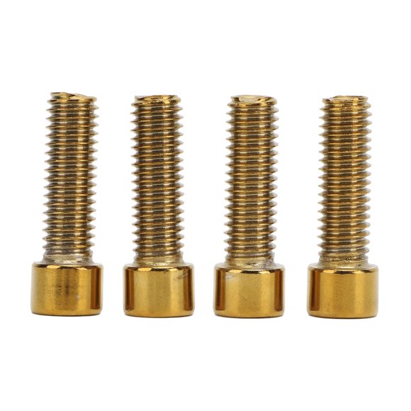 Stainless Steel Anodized Motorcycle Handlebar Bolt Set for Aprilia SR GT200 GT125 M8x32mm 4 Pack