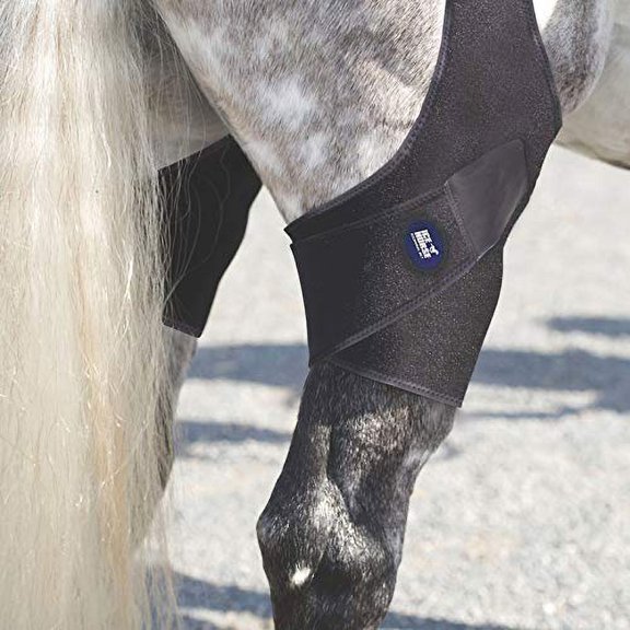 Par de Fajas para Articulación de la Rodilla del Caballo con 4 Paquetes de Hielo Reutilizables