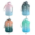 thumbnail image 4 of 2.2L Water Bottle Gradient Kettle Plastic Jug with Time Marker Storage Container Workout Mug Accessories Camping Gradient Pink 2200ML, 4 of 9