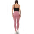 thumbnail image 1 of Leggings sin costuras de cintura alta para mujer Pantalones de yoga al tobillo Medias a prueba de sentadillas rosa medio Jormftte LRWJ018-8, 1 of 4
