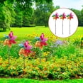 thumbnail image 4 of Shisuyan 3Pcs Lawn Pinwheel Decor Assorted Color Plastic Garden Decoration, 4 of 9