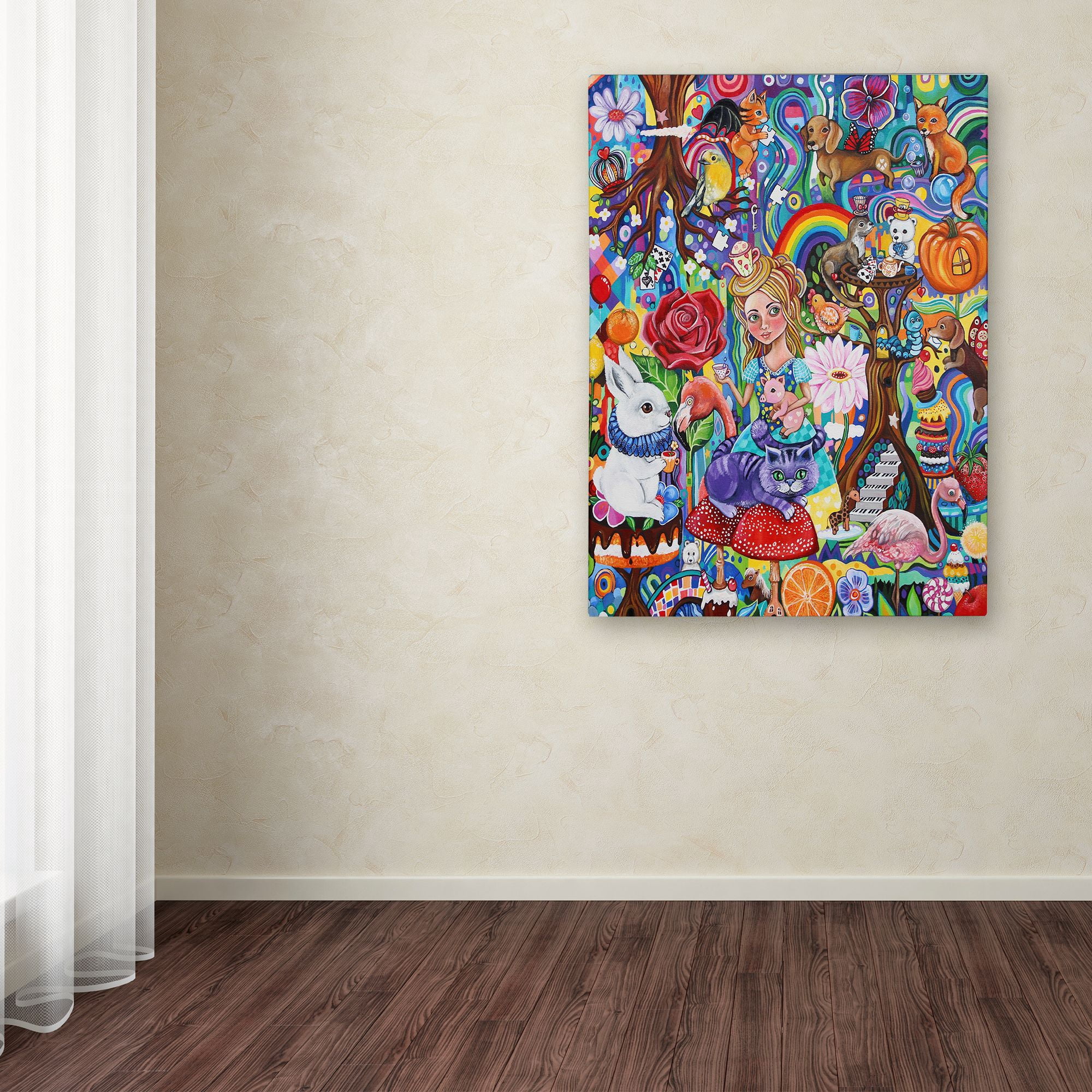 Trademark Fine Art 'Wonder World' Canvas Art by Lynda Bell