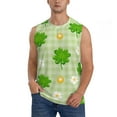 thumbnail image 1 of Fotbe St Patrick's Day11 Men's Camiseta sin Mangas Estampada para Hombres, Playera Casual para Gimnasio, Entrenamiento, Playa-Medium, 1 of 7