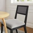 thumbnail image 4 of Nimba Dining Chairs Set of 2 in Heathered Weave Light Gray, 4 of 10