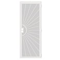 thumbnail image 3 of 32" X 80" Prehung Security Door Universal/Reversible Hinging Surface Mount Steel Security Door With Perforated Metal Screen Without Lock, 3 of 5