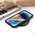 thumbnail image 7 of REQO iPhone 14 Case, IP68 Waterproof Dustproof Case with Built-in Screen Protector, Rugged Full Body Shockproof Phone Cover for iPhone 14, 6.1 inch (Black), 7 of 7