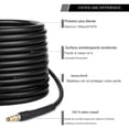 thumbnail image 3 of 10m Replacement Pipe with Connector for Pressure Washers - fits K Series Models K2-K7 High Pressure Hose Extension Set, 3 of 5