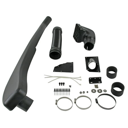 Spec-D Tuning For 1992-1999 Jeep Wrangler 4.0L L6 Black Abs Air Intake Snorkel System Kit 1992 1993 1994 1995 1996 1997 1998 (Best Cold Air Intake For Jeep Wrangler)