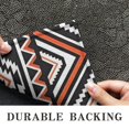 thumbnail image 6 of Boho Orange and Black Geometric Ethnic Pattern Door Rugs,Washable Non Slip Door Mats Indoor,Decorative Door Mats,Entry Mat Indoor for Entrance,Bedroom,Kitchen,Bathroom,16"x24", 6 of 6