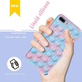 thumbnail image 4 of KATEA Blue Heart - Funda de silicona para iPhone 6 Plus/6S Plus/7 Plus/8 Plus, diseño divertido, lindo, único, antiestrés, estética, para niños, niñas y jóvenes (, 4 of 5