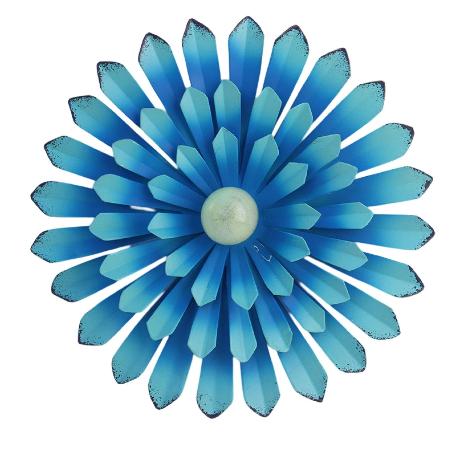 QILIN Metal Hanging All Match Antideform Attractive 3D Flower Wall Art