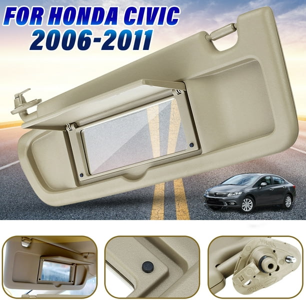 07 civic sun visor