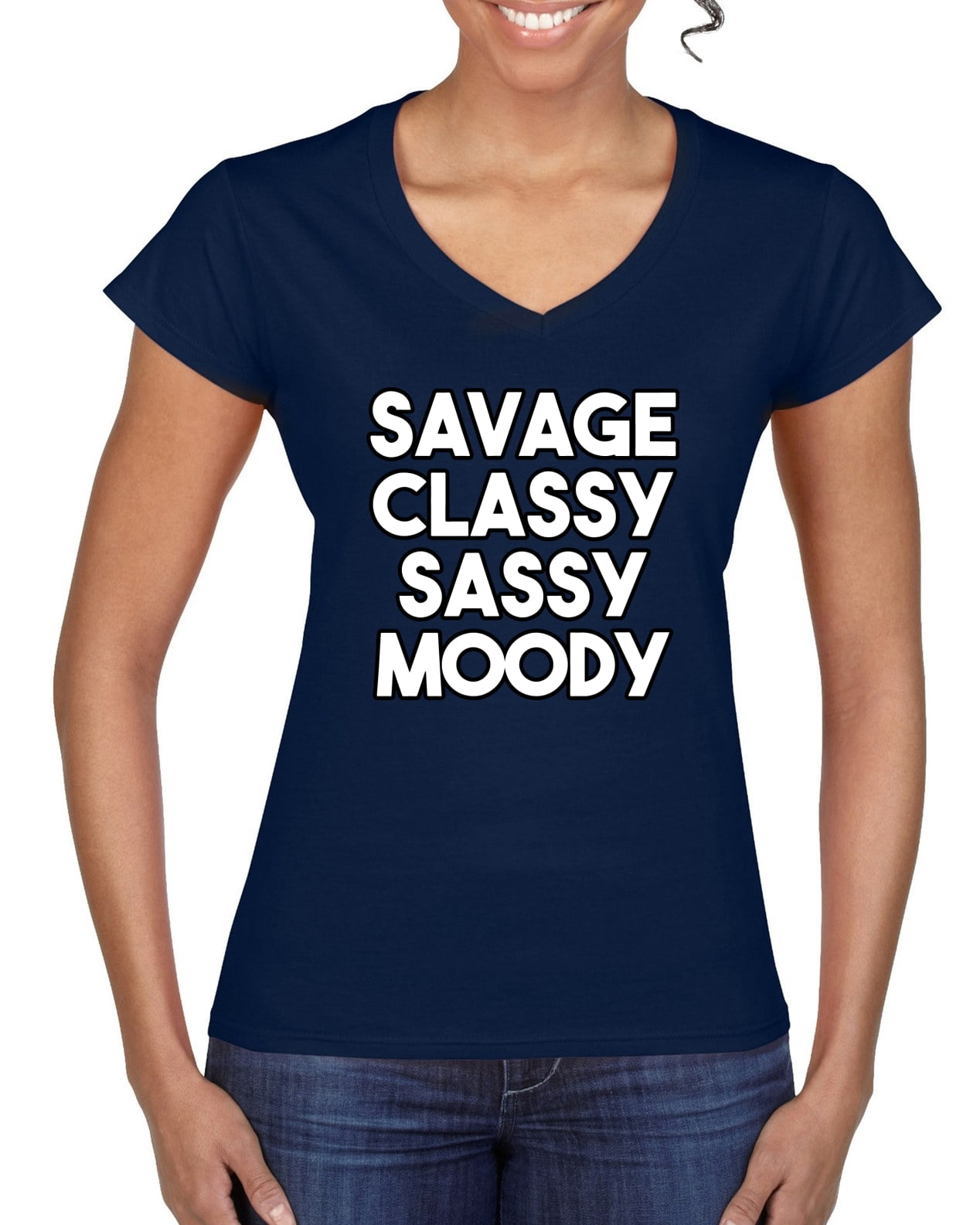 Wild Bobby Wild Bobby Savage Classy Sassy Moody Lyrics Humor Women Standard V Neck Tee Navy X Large Walmart Com Walmart Com Wild Bobby Wild Bobby Savage Classy Sassy Moody Lyrics Humor Women Standard V Neck Tee Navy X Large Walmart Com Walmart Com