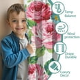 thumbnail image 3 of Blackout Kids Curtains,Pioneer Flower Floral Print Pattern Childrens Insulated Curtains Set Of 2,Bedroom Essentials,Toddler Room Decor 52"x84", 3 of 5