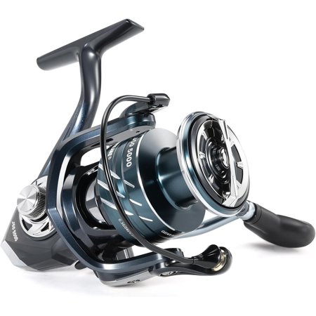 Spinning Fishing Reel 5.0:1/4.7:1 Gear Ratio 3+1BB High Strength Aluminum Design Ultra-Smooth Operation with Free Balance Bar 1000 2000 3000 4000 5000series