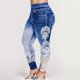 thumbnail image 5 of Jean Leggings tallas grandes Gibobby Mujer 3x Impreso Yoga Fitness Estiramiento Deportes Azul XL, 5 of 5
