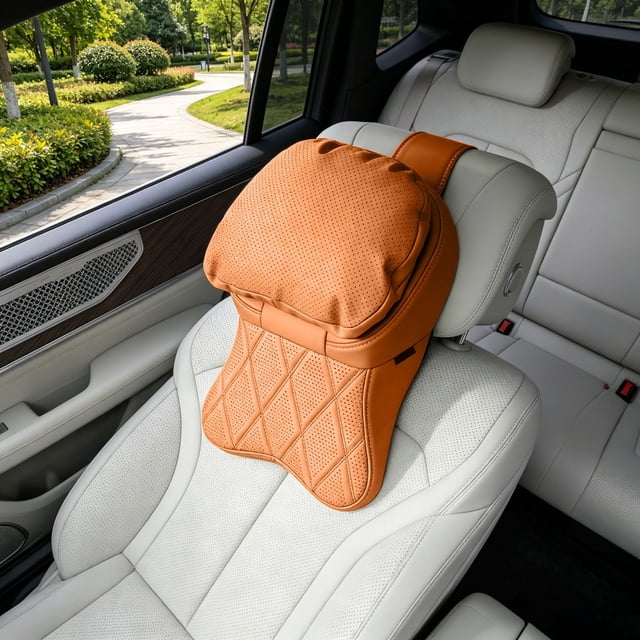 BotaniNest Aviation Grade Headrest 1% Neck Ergonomic Design Neck Support Universal Type For SUV Sedan &
