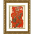 thumbnail image 1 of A. F. Stoddard & Company 14x18 Gold Ornate Wood Frame and Double Matted Museum Art Print Titled - Chinese Prints Pl.88 (1871-1894), 1 of 4