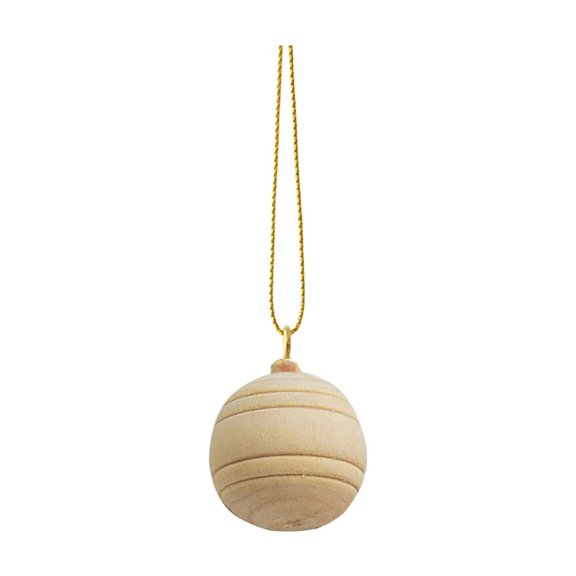 CASAFUN 3pcs Wooden Christmas Decoration Bells Craft Blanks for Christmas Trees Hanging Crafts Christmas Blank Acorns