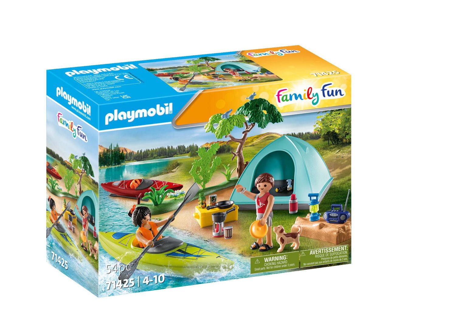 Playmobil Famille et tente jouet