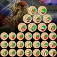 thumbnail image 2 of (5 packs) Métal Pièces Commémoratives Football Coupe du Monde Emblème Commerce Extérieur Sport Médaille Commémorative (Suisse), 2 of 4
