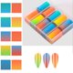 thumbnail image 1 of 10 hojas de láminas para uñas, pegatinas de transferencia, arte de uñas fluorescente degradado Labymos  etiqueta engomada de la transferencia, 1 of 7