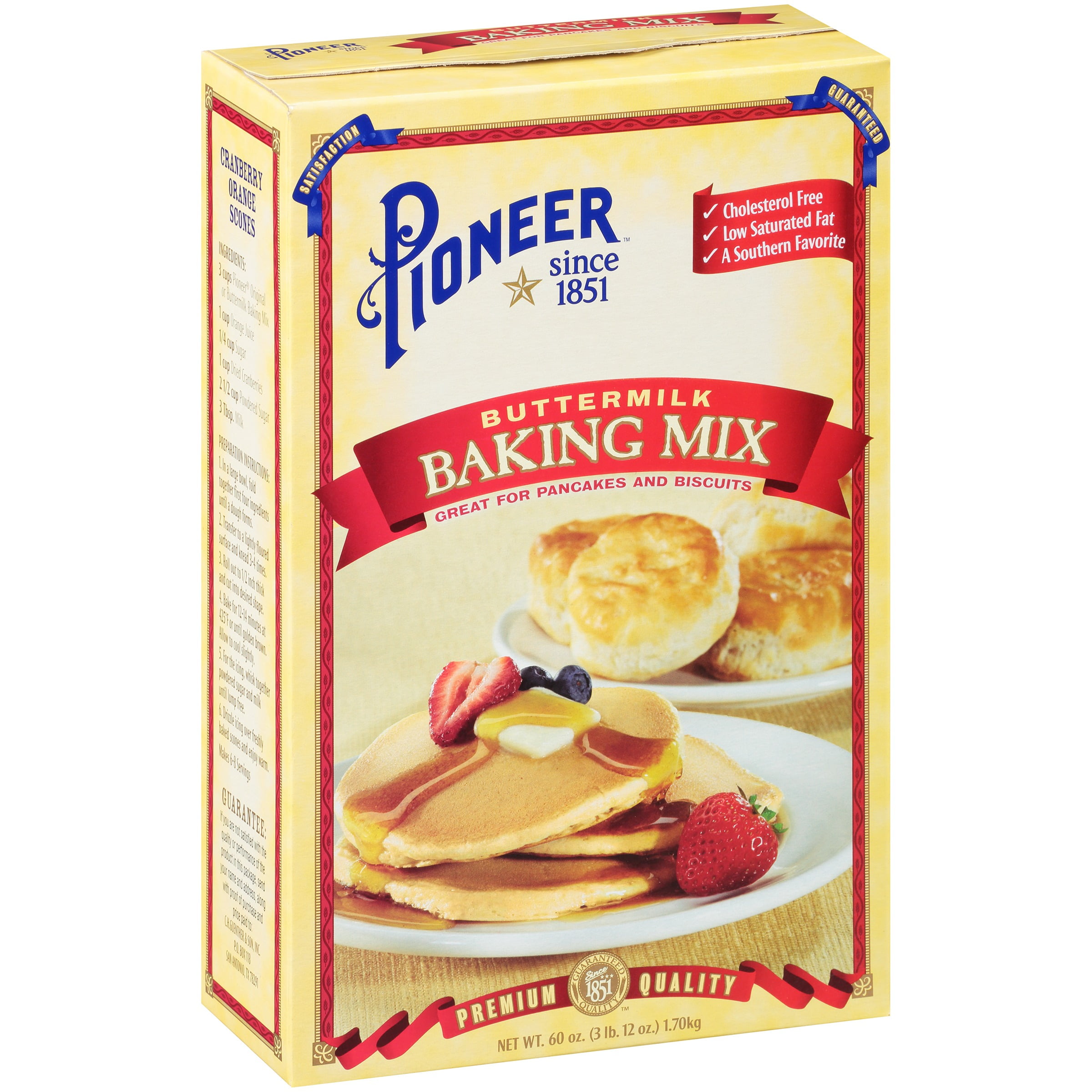Pioneer Brand Buttermilk Baking Mix, 60 oz