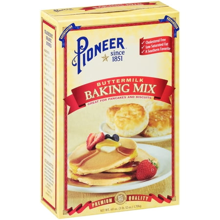 Pioneer Brand Buttermilk Baking Mix, 60 oz (Best Cupcake Mix Brand)