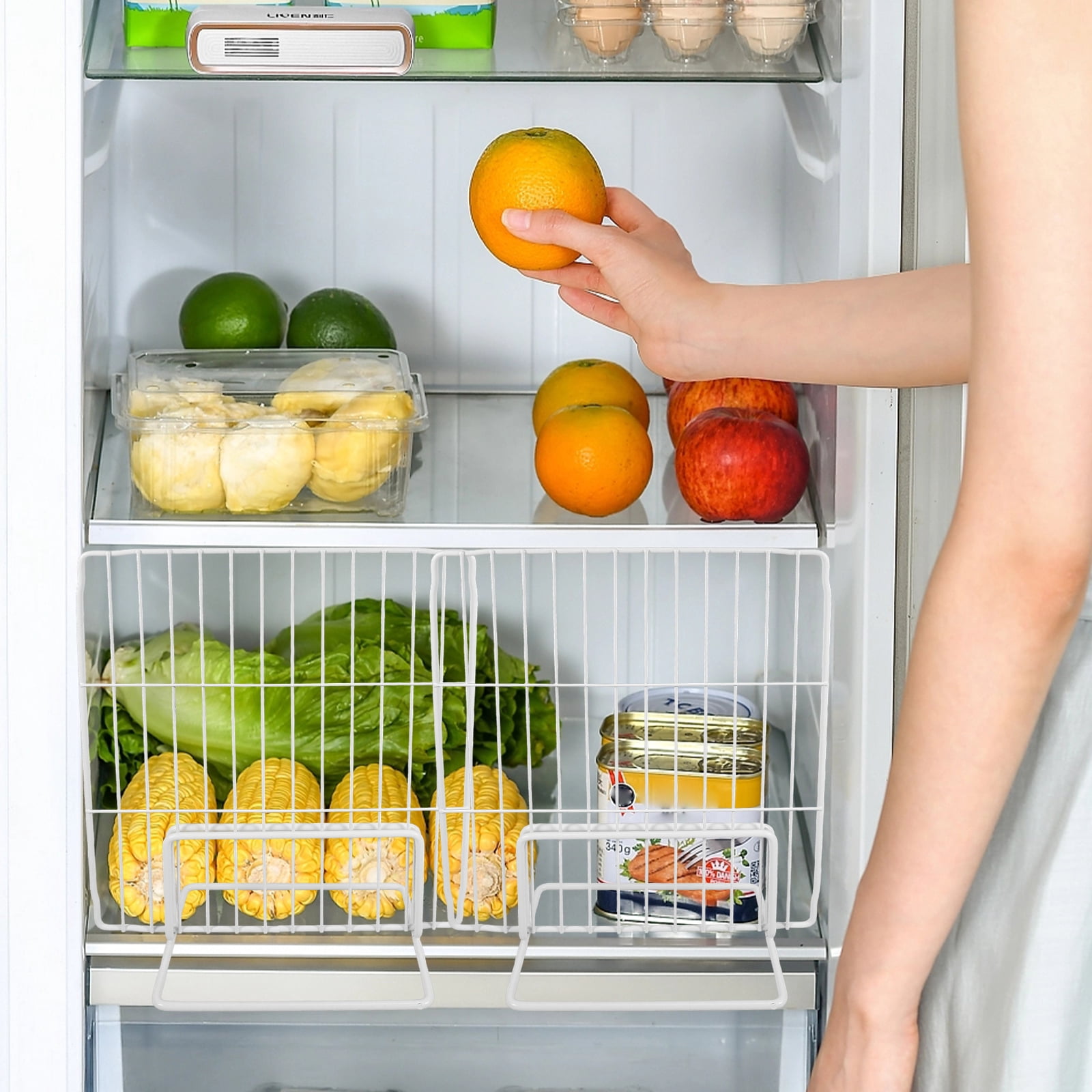 Partition Refrigerator Shelf Separator Fridge Mesh Divider Fridge Accessories Freezer Supply