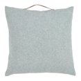 thumbnail image 1 of SARO 2087.A18S Handle Design Chenille Throw Pillow  Aqua, 1 of 1
