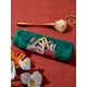 thumbnail image 5 of Frida Kahlo X SHEIN Portable Multifunctional Round Flower Printed Green Pencil Case, 5 of 5