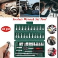 thumbnail image 3 of Kit Llave Trinquete Combinación Manga Uds Juego Llaves Hardware Reparación Motocicleta Barco Coche, 3 of 9